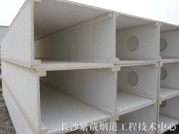 玻鎂板組合變壓式耐火排煙道1 玻鎂板組合變壓式耐火排煙道1